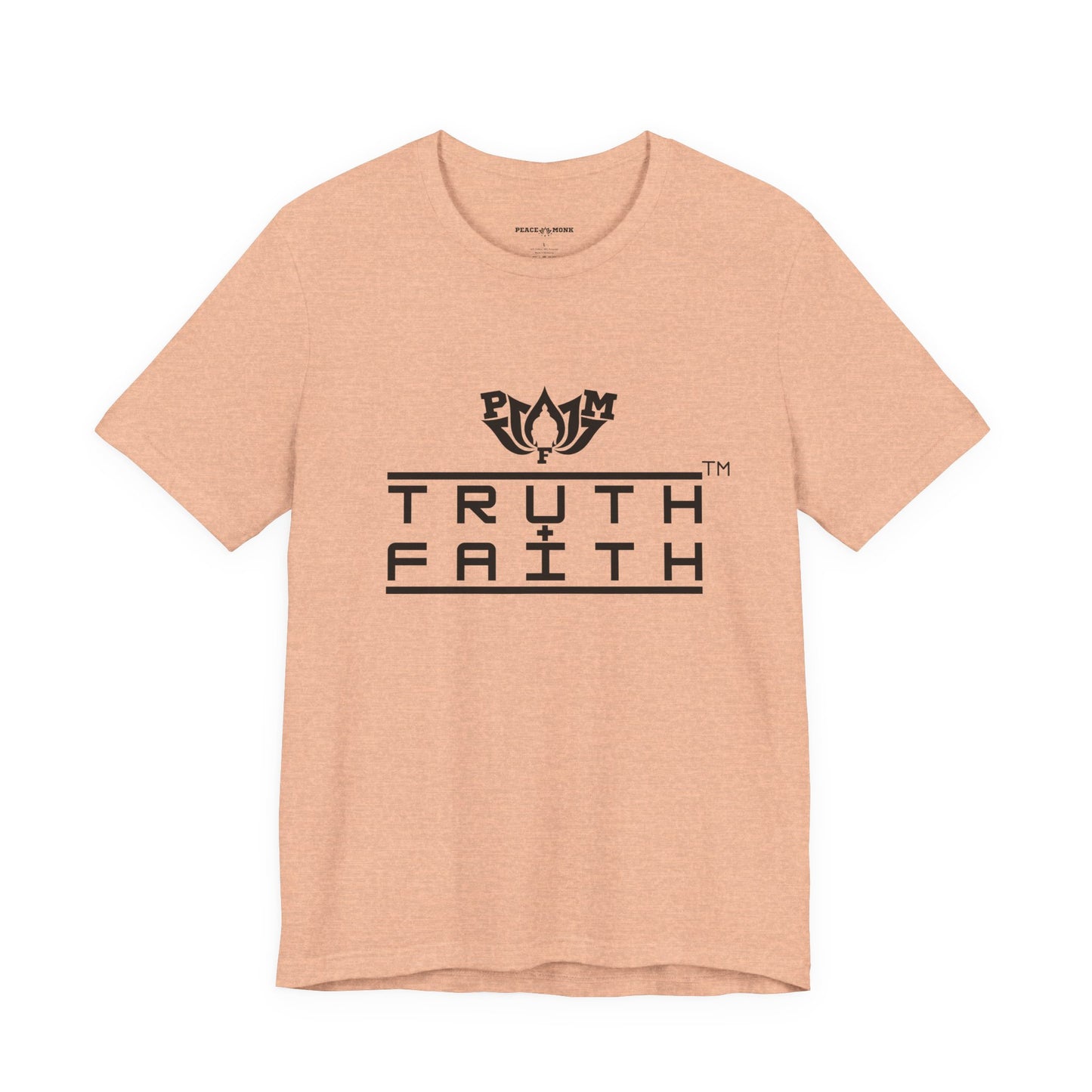 PMF Truth + Faith Graphic Tee — Minimalist Spiritual Logo T-Shirt