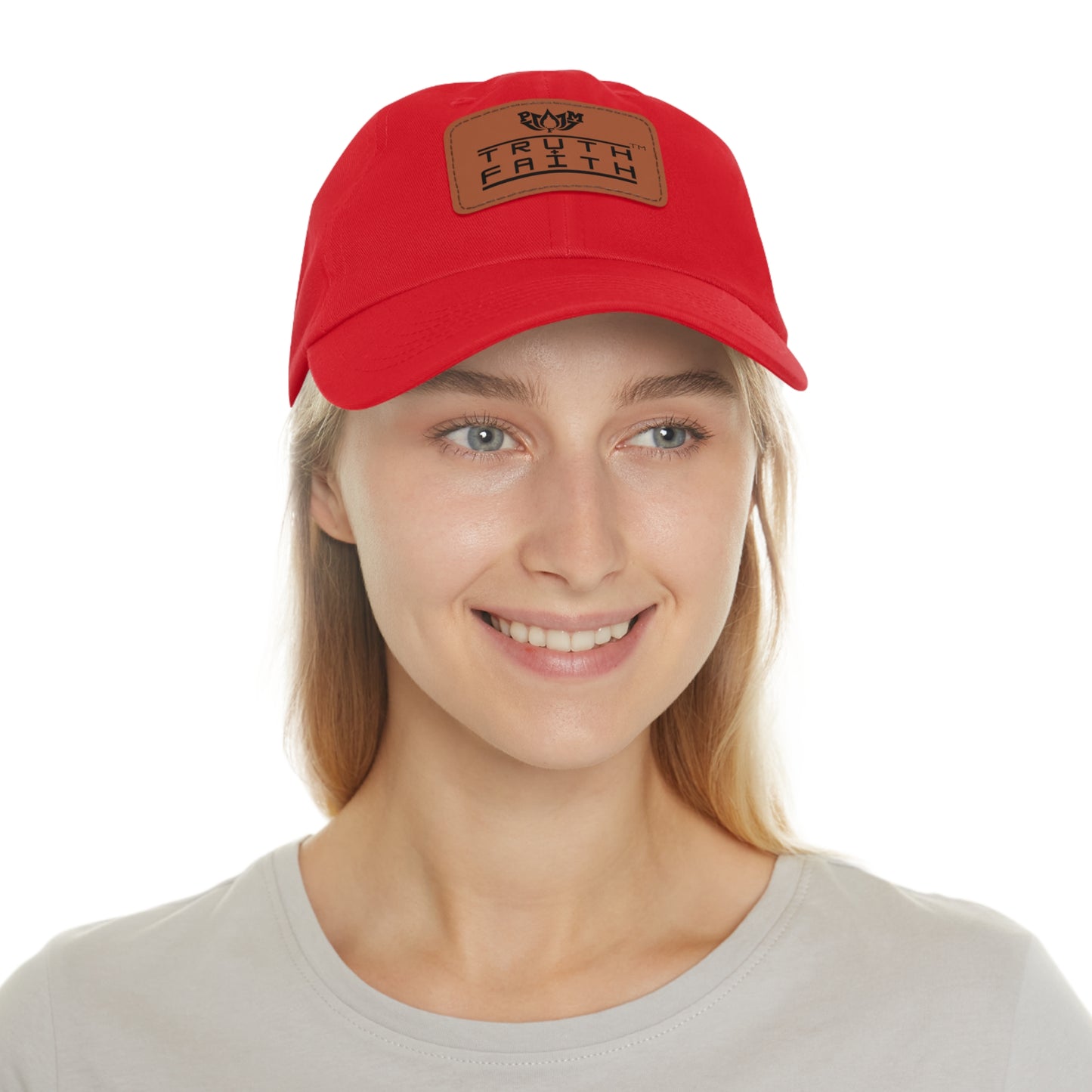 PMF Truth & Faith Leather Patch Dad Hat
