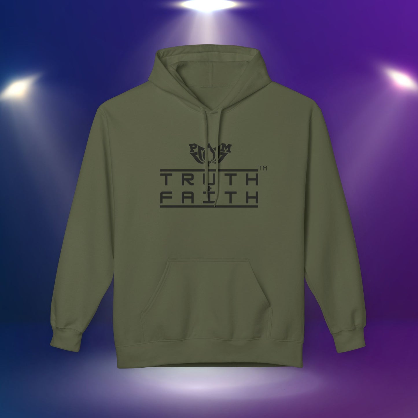 PMF Faith + Truth Graphic Hoodie — PMF Logo Hoodie