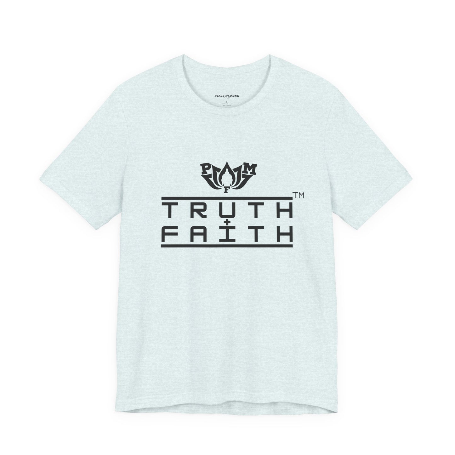 PMF Truth + Faith Graphic Tee — Minimalist Spiritual Logo T-Shirt