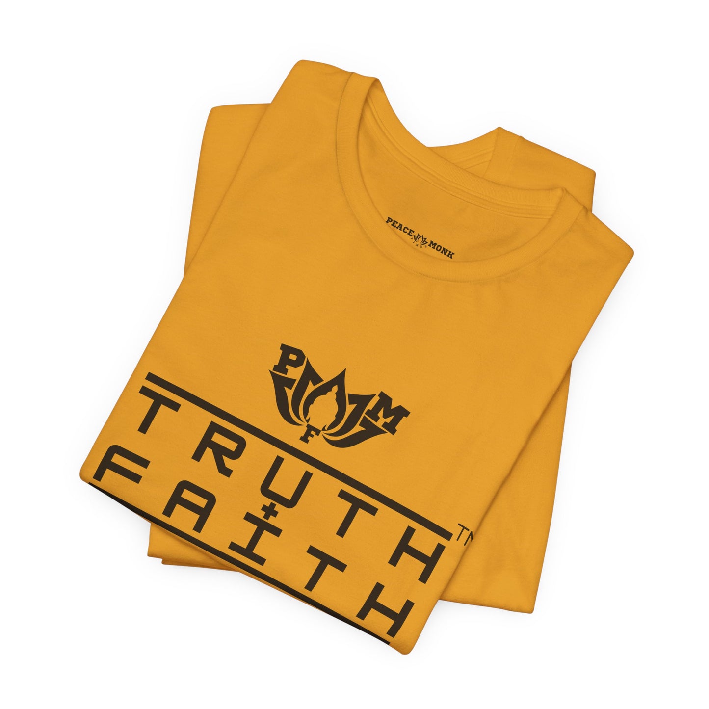 PMF Truth + Faith Graphic Tee — Minimalist Spiritual Logo T-Shirt