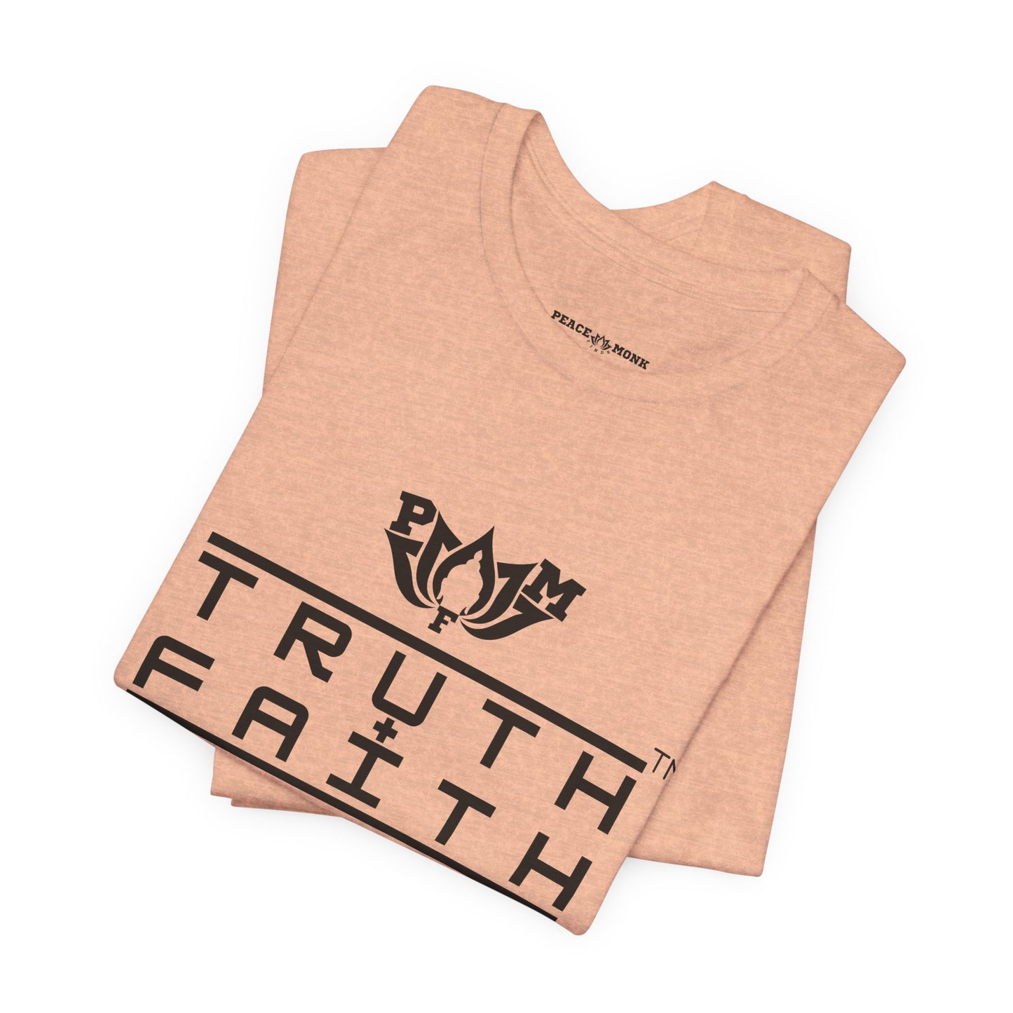 PMF Truth + Faith Graphic Tee — Minimalist Spiritual Logo T-Shirt