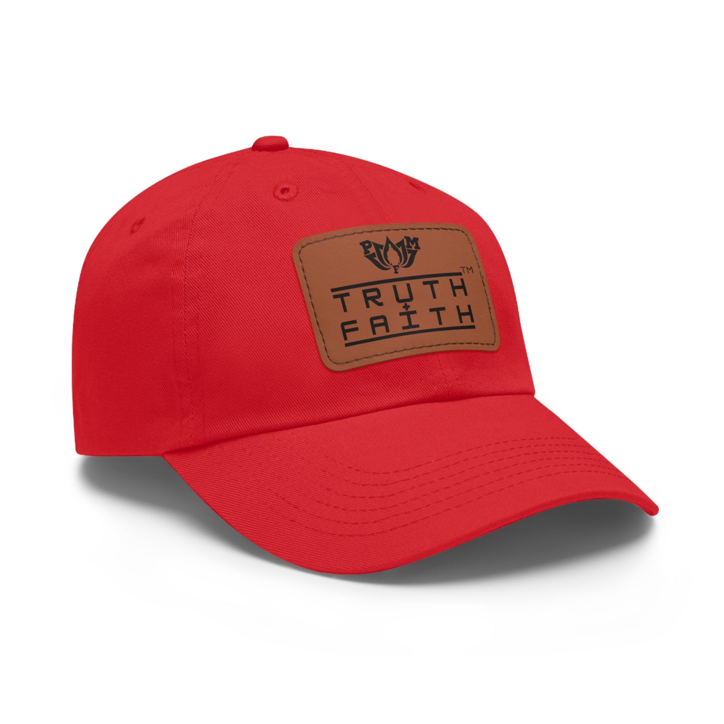 PMF Truth & Faith Leather Patch Dad Hat