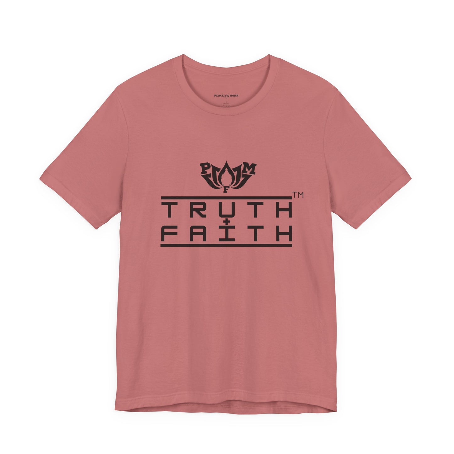 PMF Truth + Faith Graphic Tee — Minimalist Spiritual Logo T-Shirt