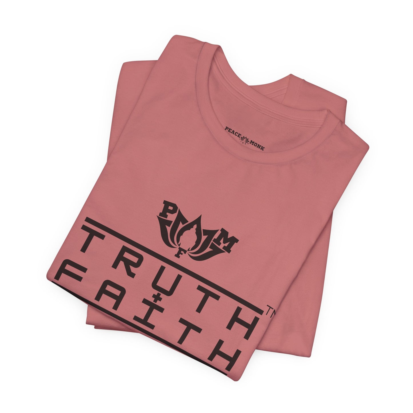 PMF Truth + Faith Graphic Tee — Minimalist Spiritual Logo T-Shirt