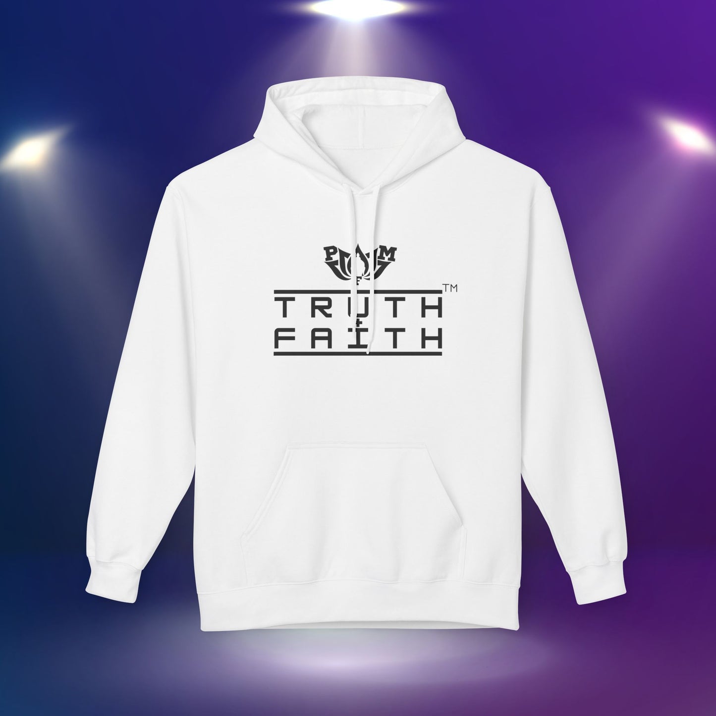 PMF Faith + Truth Graphic Hoodie — PMF Logo Hoodie