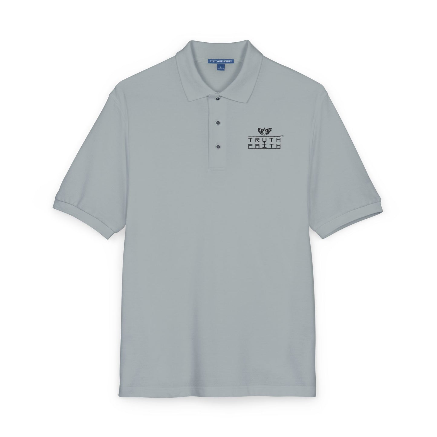 Embroidered PeaceMonkFinds "Truth & Faith" Polo Shirt