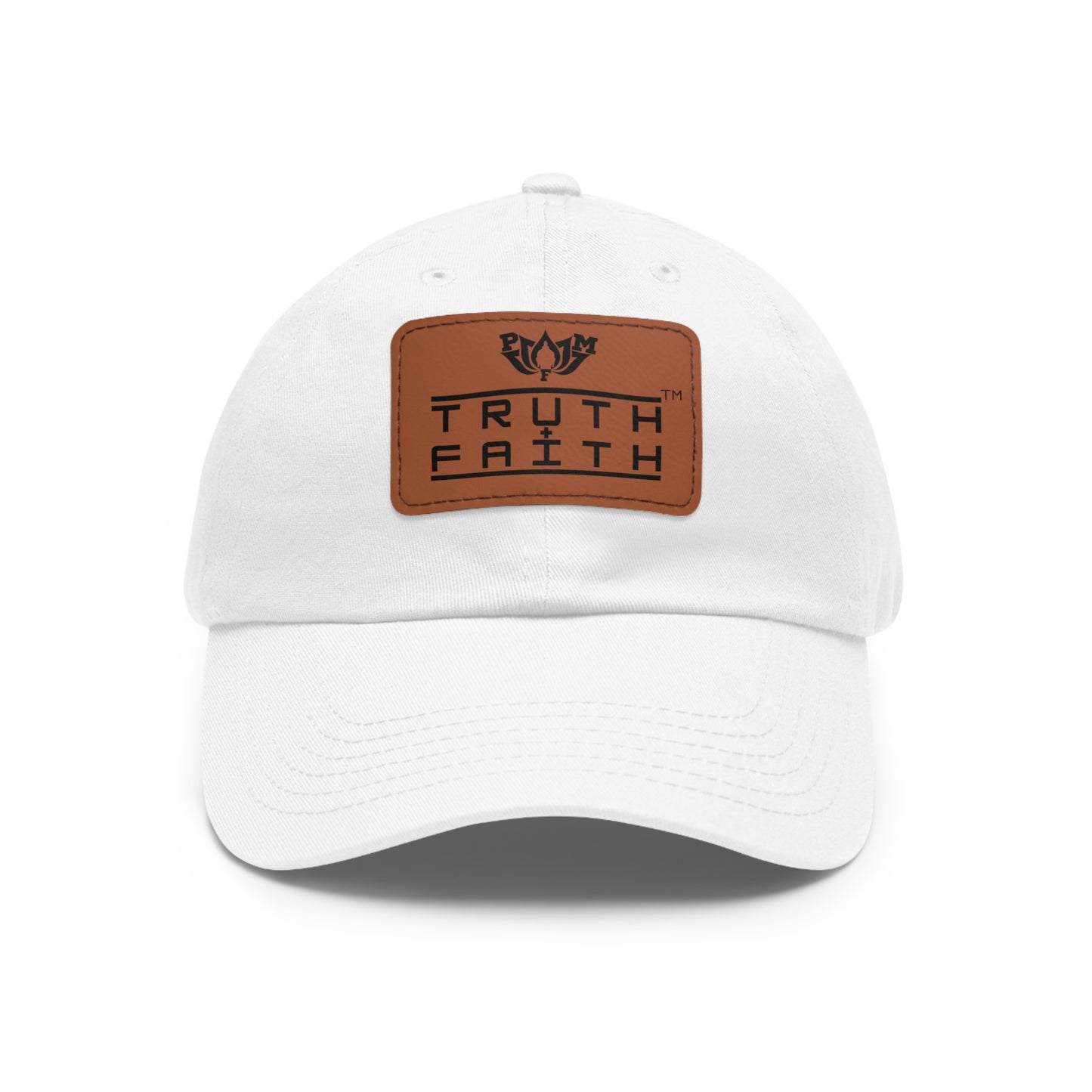 PMF Truth & Faith Leather Patch Dad Hat