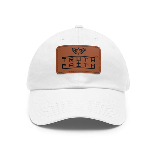 PMF Truth & Faith Leather Patch Dad Hat