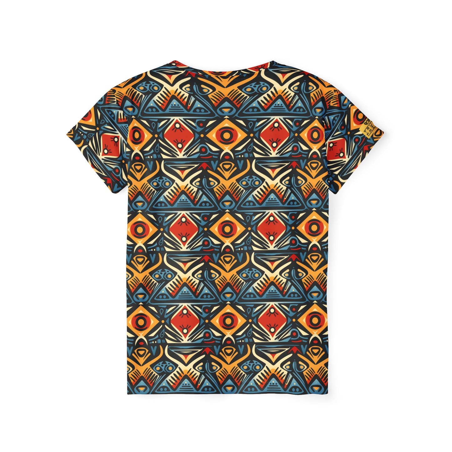 Women's Jersey — Colorful Tribal Geometric All-Over Print | With PMF Truth + Faith logo on Right Sleeve