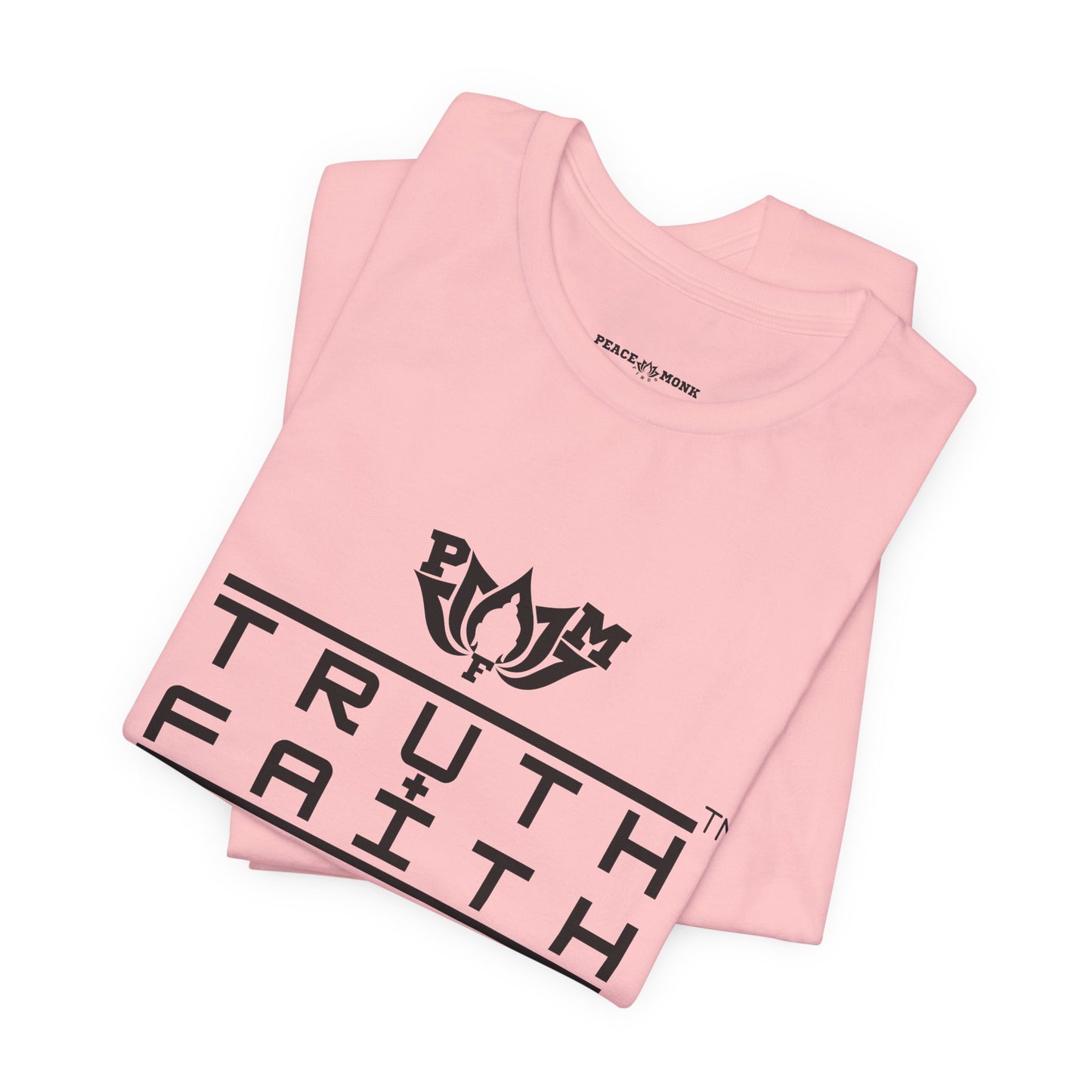 PMF Truth + Faith Graphic Tee — Minimalist Spiritual Logo T-Shirt