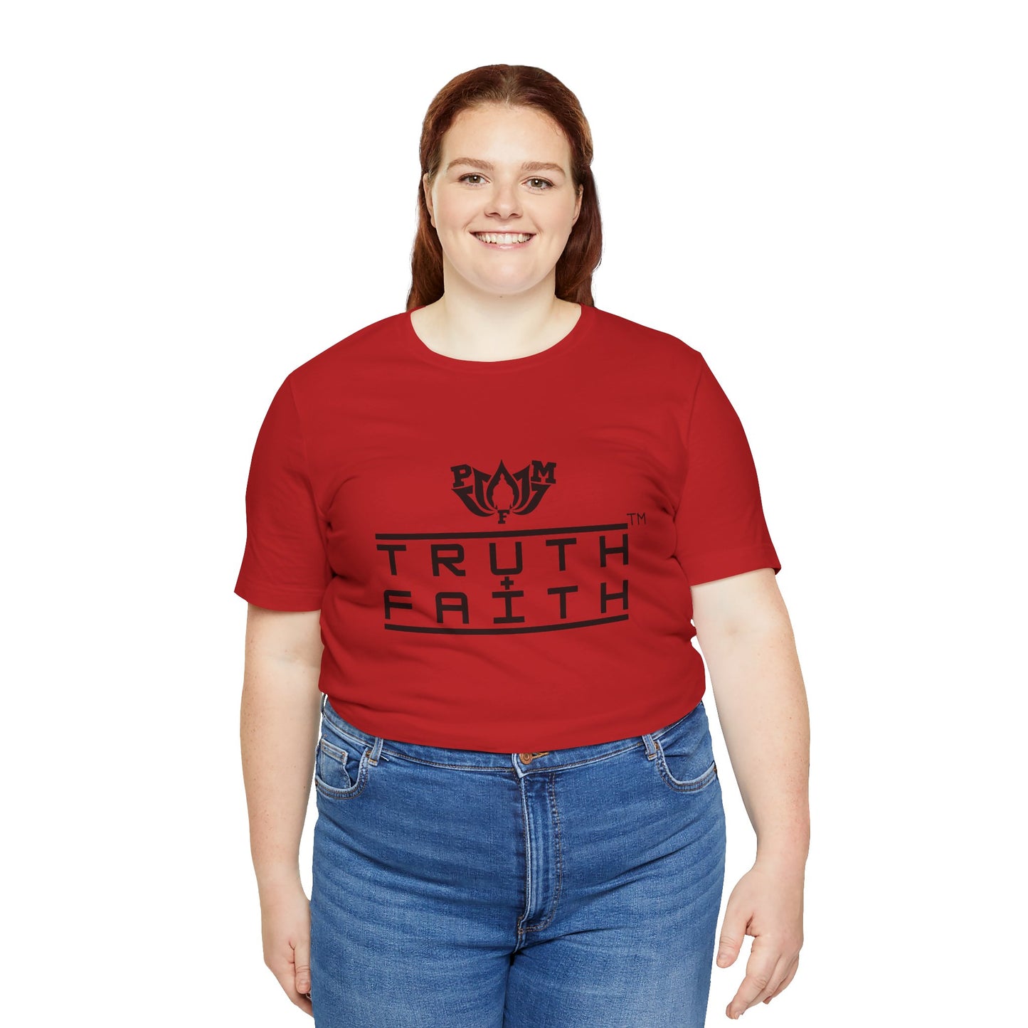 PMF Truth + Faith Graphic Tee — Minimalist Spiritual Logo T-Shirt