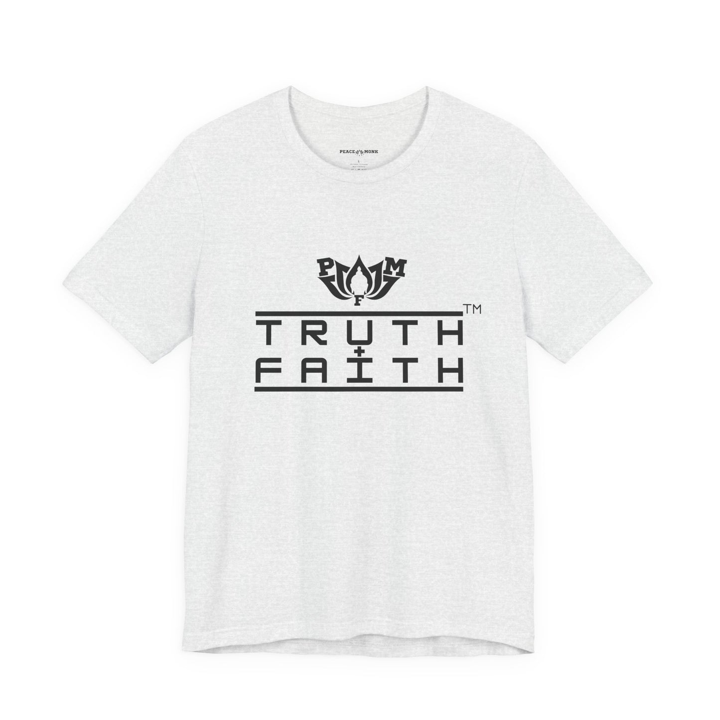 PMF Truth + Faith Graphic Tee — Minimalist Spiritual Logo T-Shirt