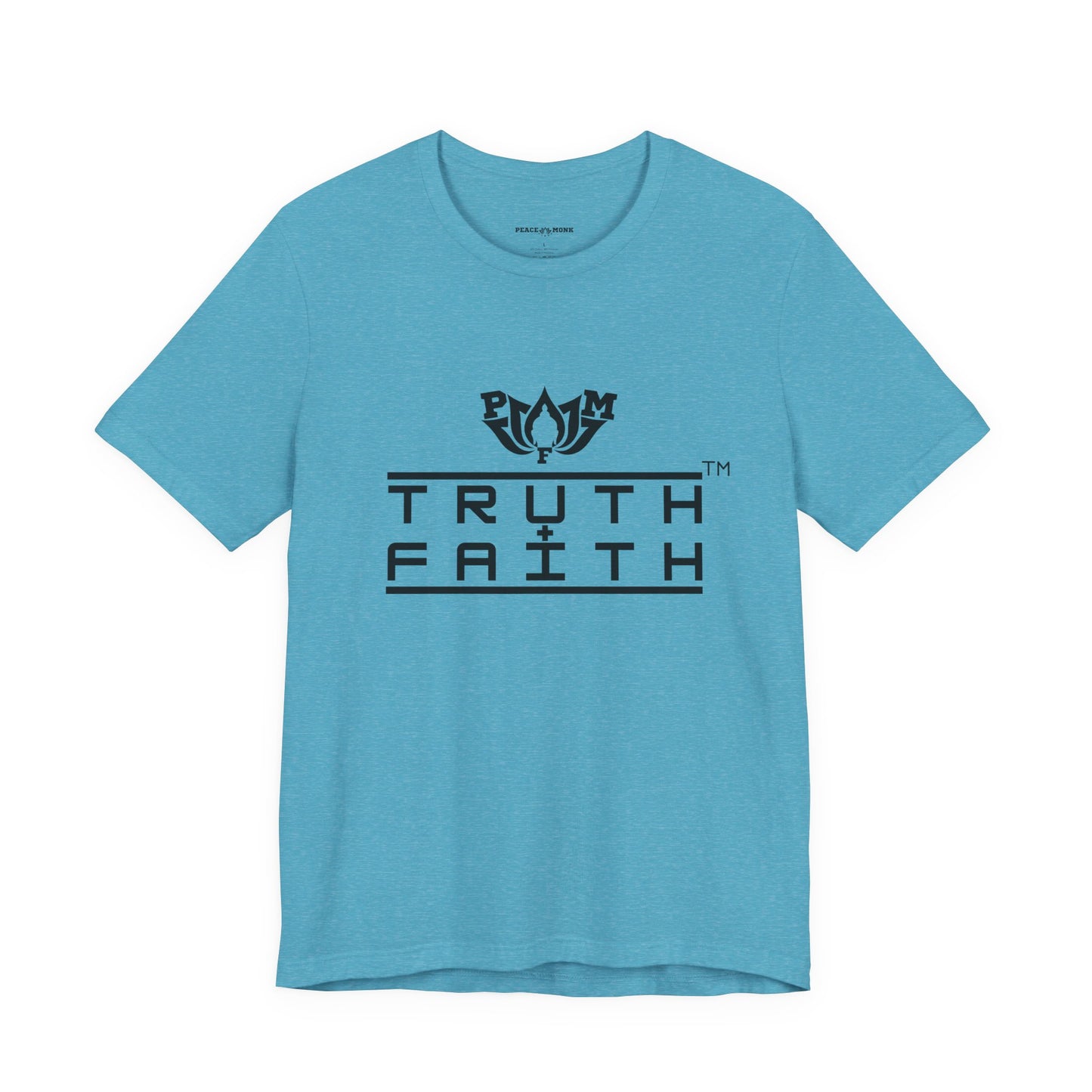 PMF Truth + Faith Graphic Tee — Minimalist Spiritual Logo T-Shirt