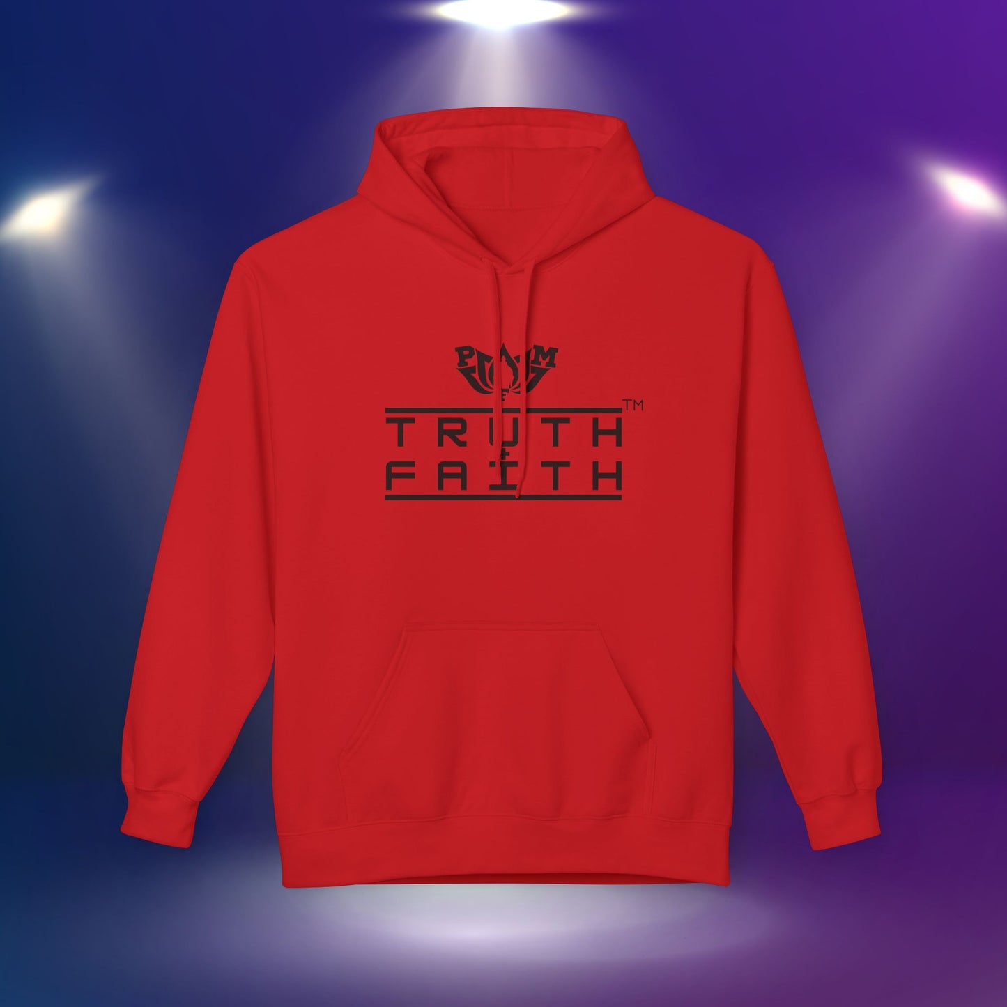 PMF Faith + Truth Graphic Hoodie — PMF Logo Hoodie