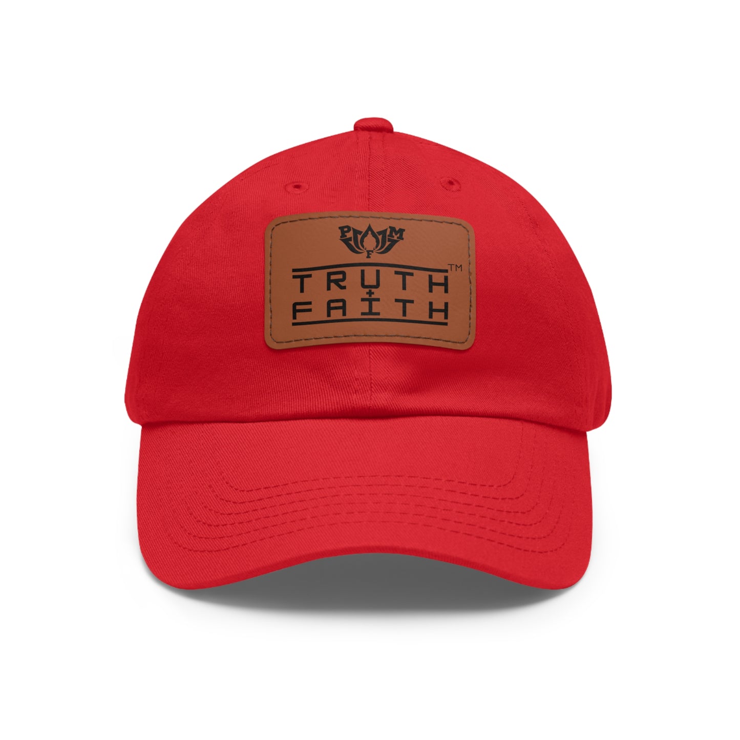 PMF Truth & Faith Leather Patch Dad Hat