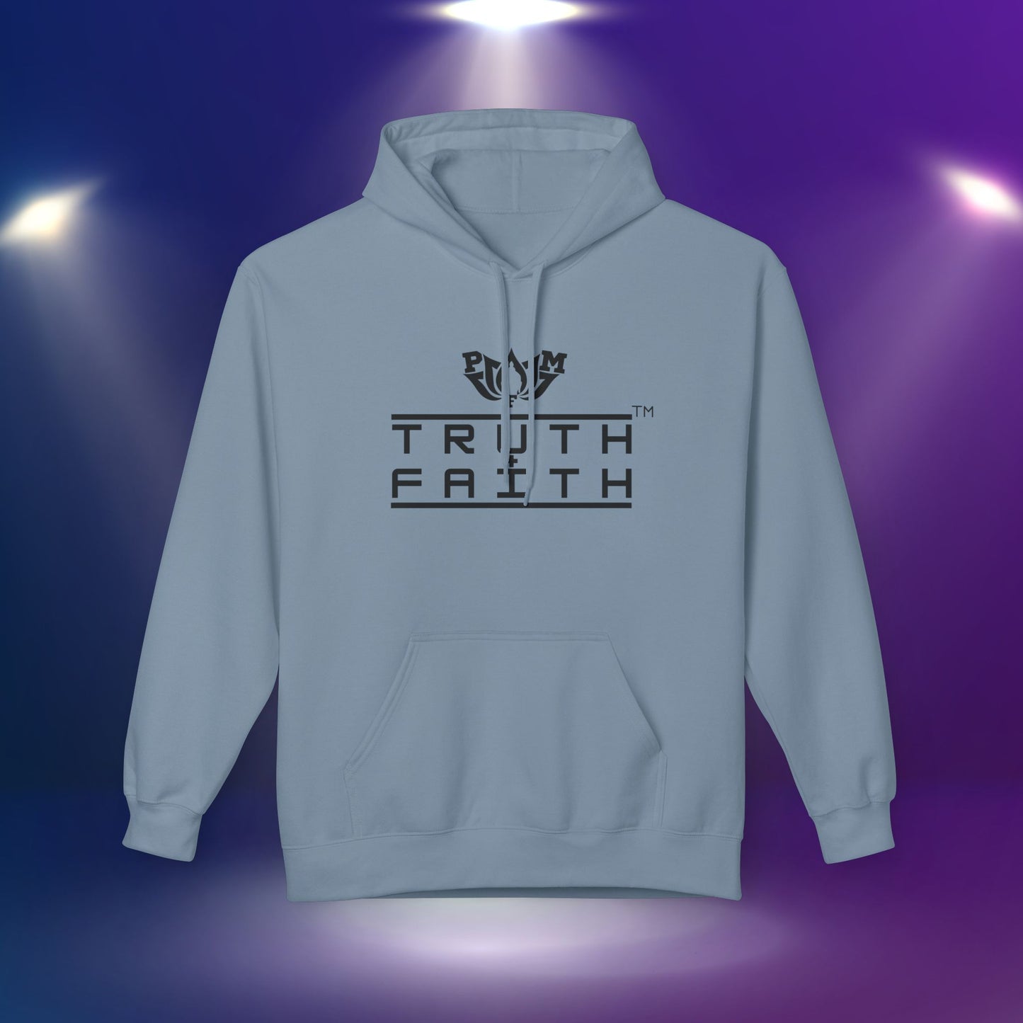 PMF Faith + Truth Graphic Hoodie — PMF Logo Hoodie