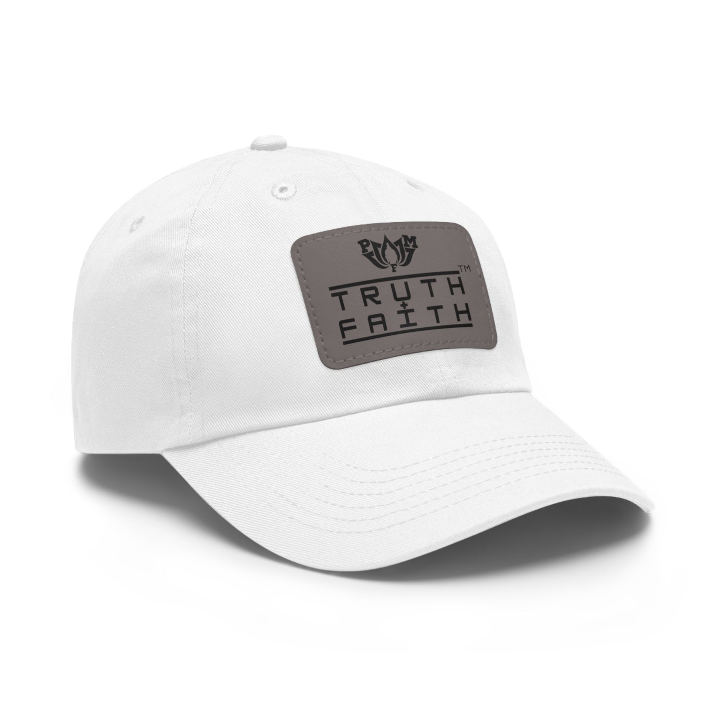 PMF Truth & Faith Leather Patch Dad Hat