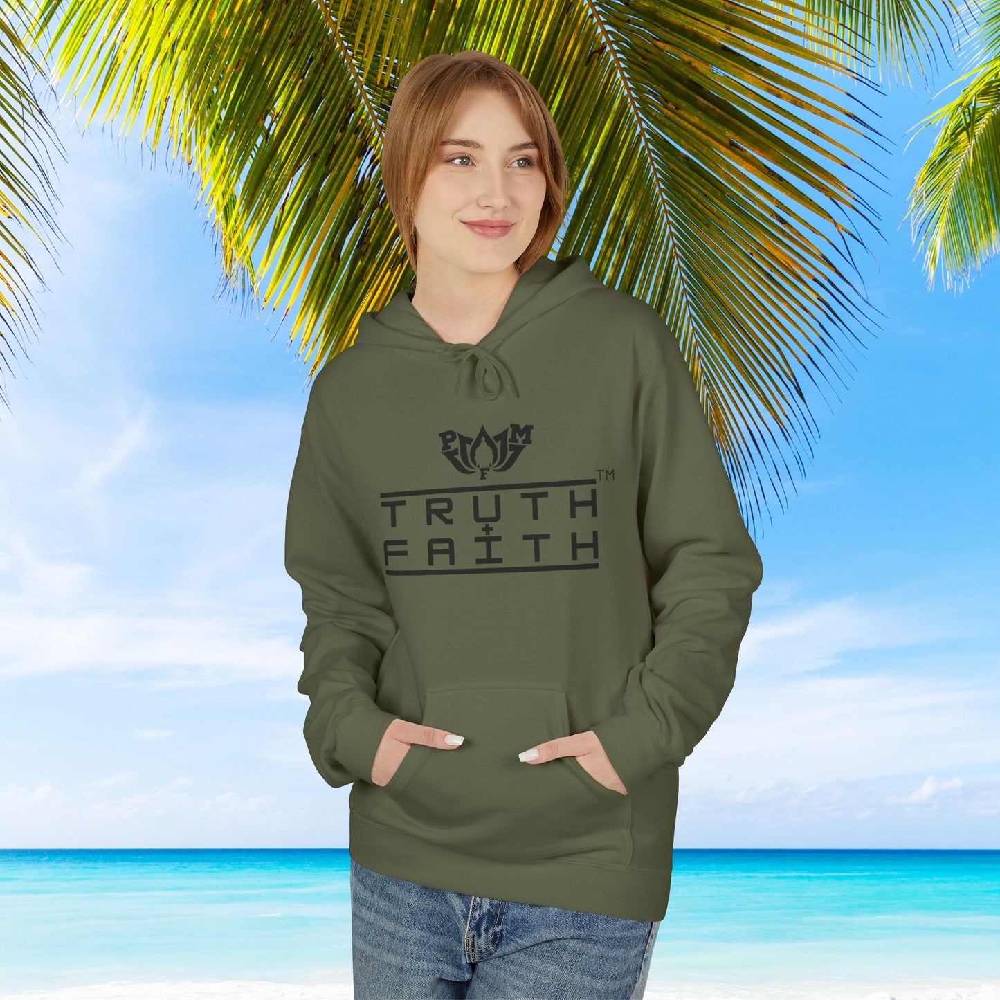 PMF Faith + Truth Graphic Hoodie — PMF Logo Hoodie