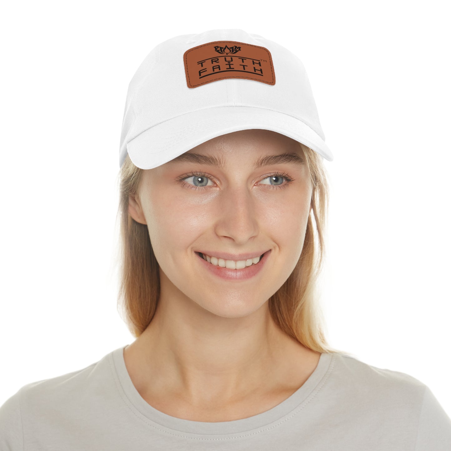 PMF Truth & Faith Leather Patch Dad Hat