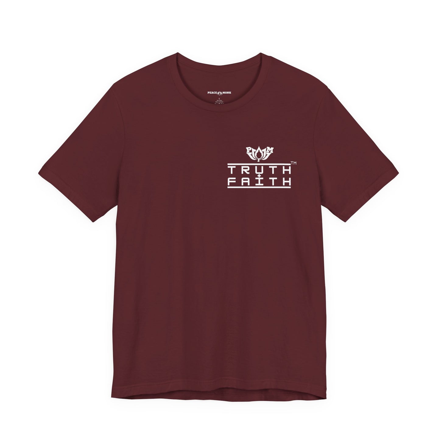PMF Truth + Faith Graphic Tee — Minimalist PMF Logo T-Shirt- Dark Colors