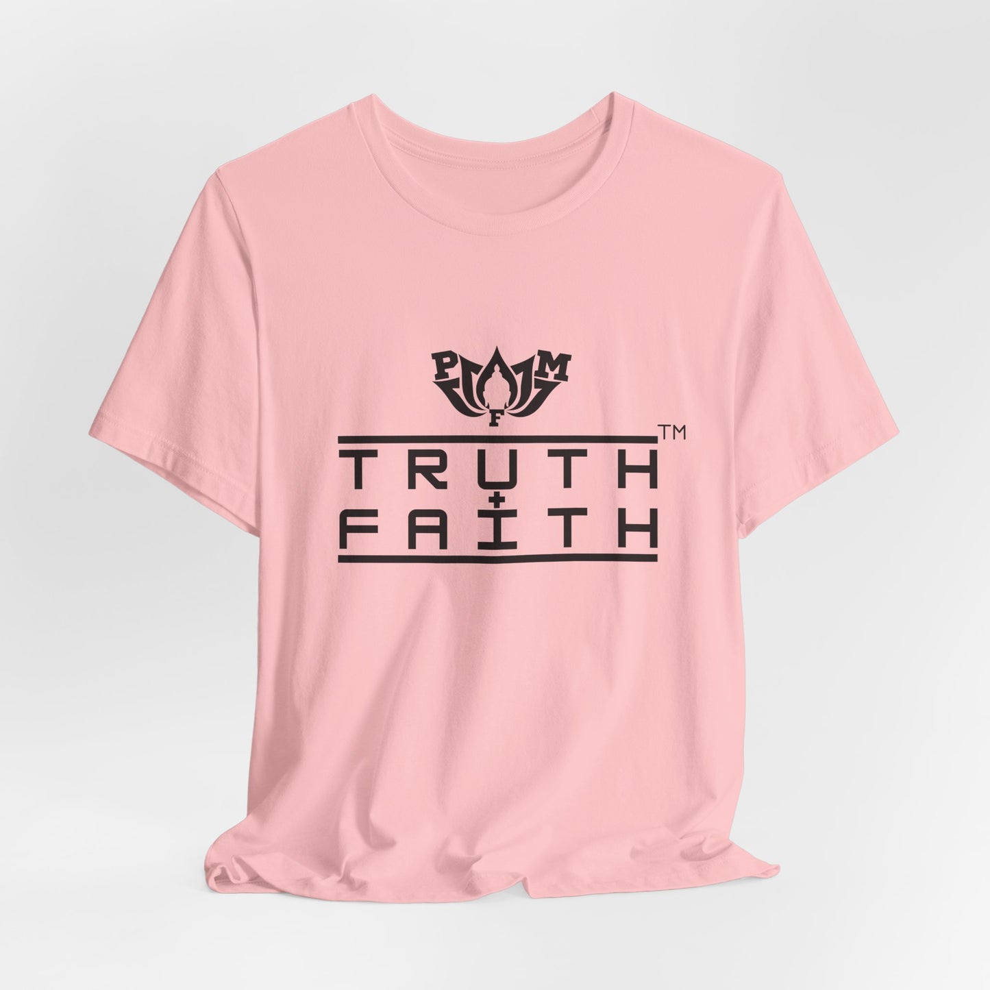 PMF Truth + Faith Graphic Tee — Minimalist Spiritual Logo T-Shirt
