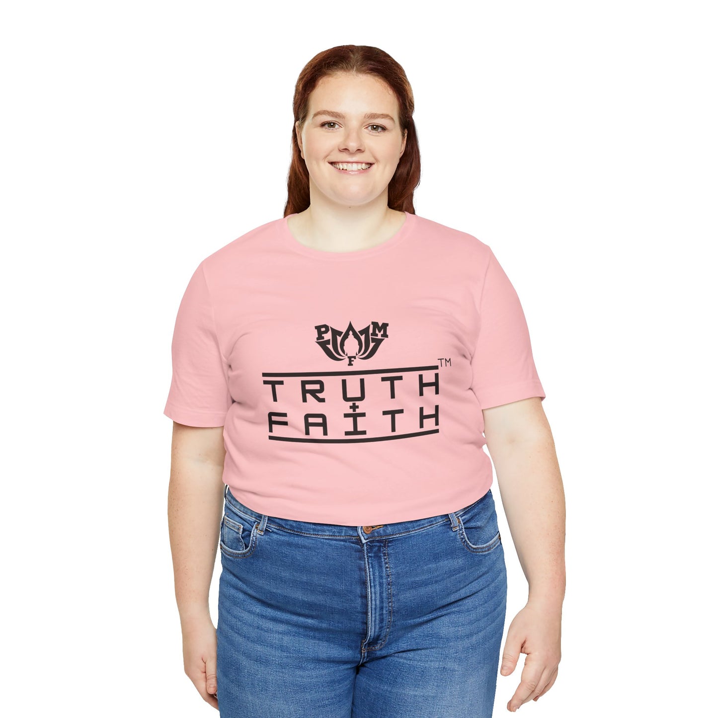 PMF Truth + Faith Graphic Tee — Minimalist Spiritual Logo T-Shirt