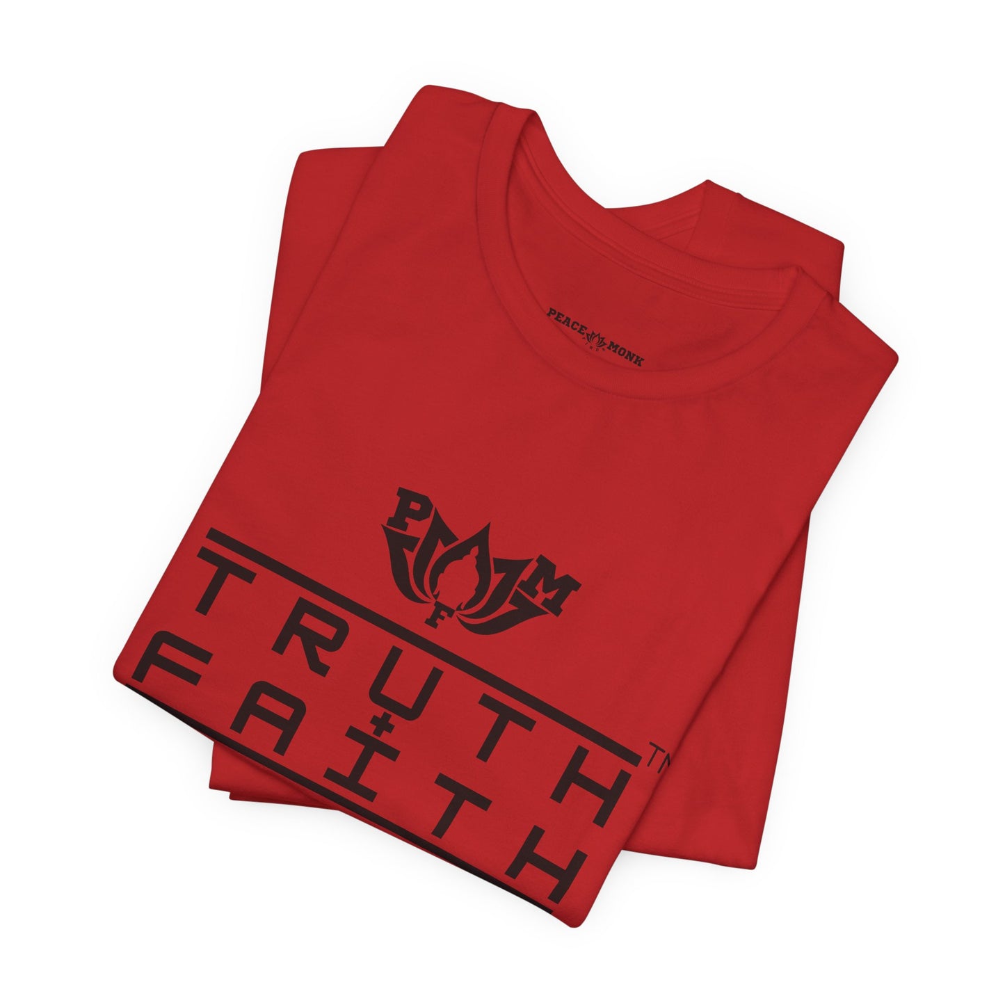 PMF Truth + Faith Graphic Tee — Minimalist Spiritual Logo T-Shirt