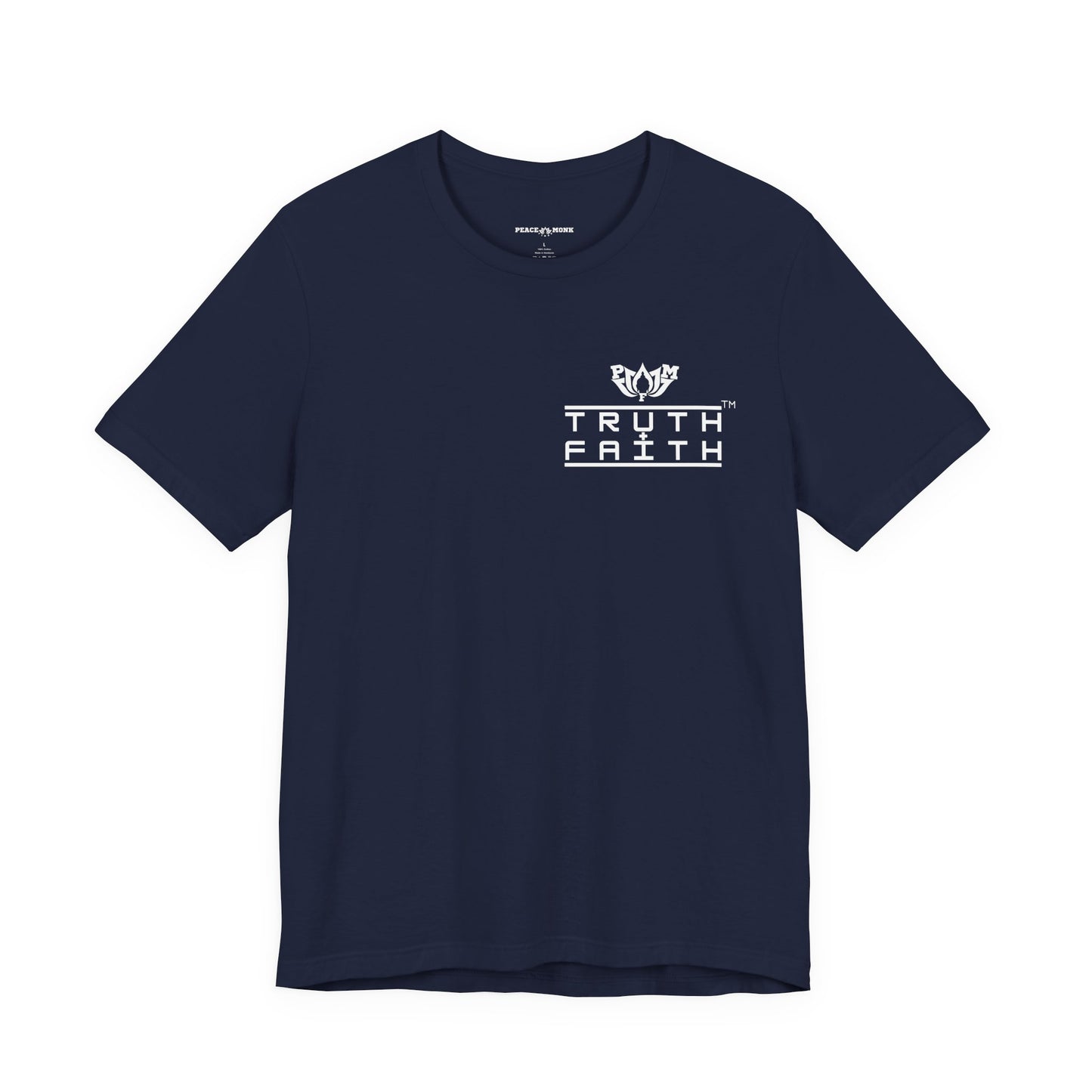 PMF Truth + Faith Graphic Tee — Minimalist PMF Logo T-Shirt- Dark Colors