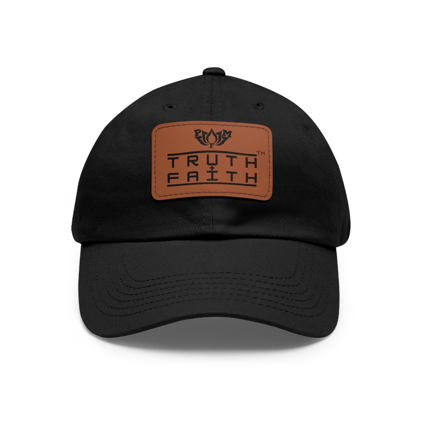 PMF Truth & Faith Leather Patch Dad Hat