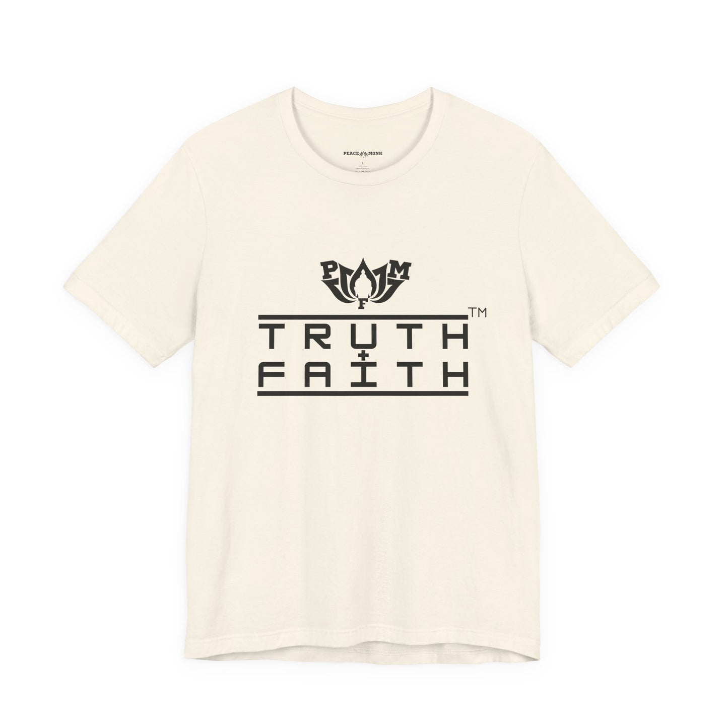 PMF Truth + Faith Graphic Tee — Minimalist Spiritual Logo T-Shirt