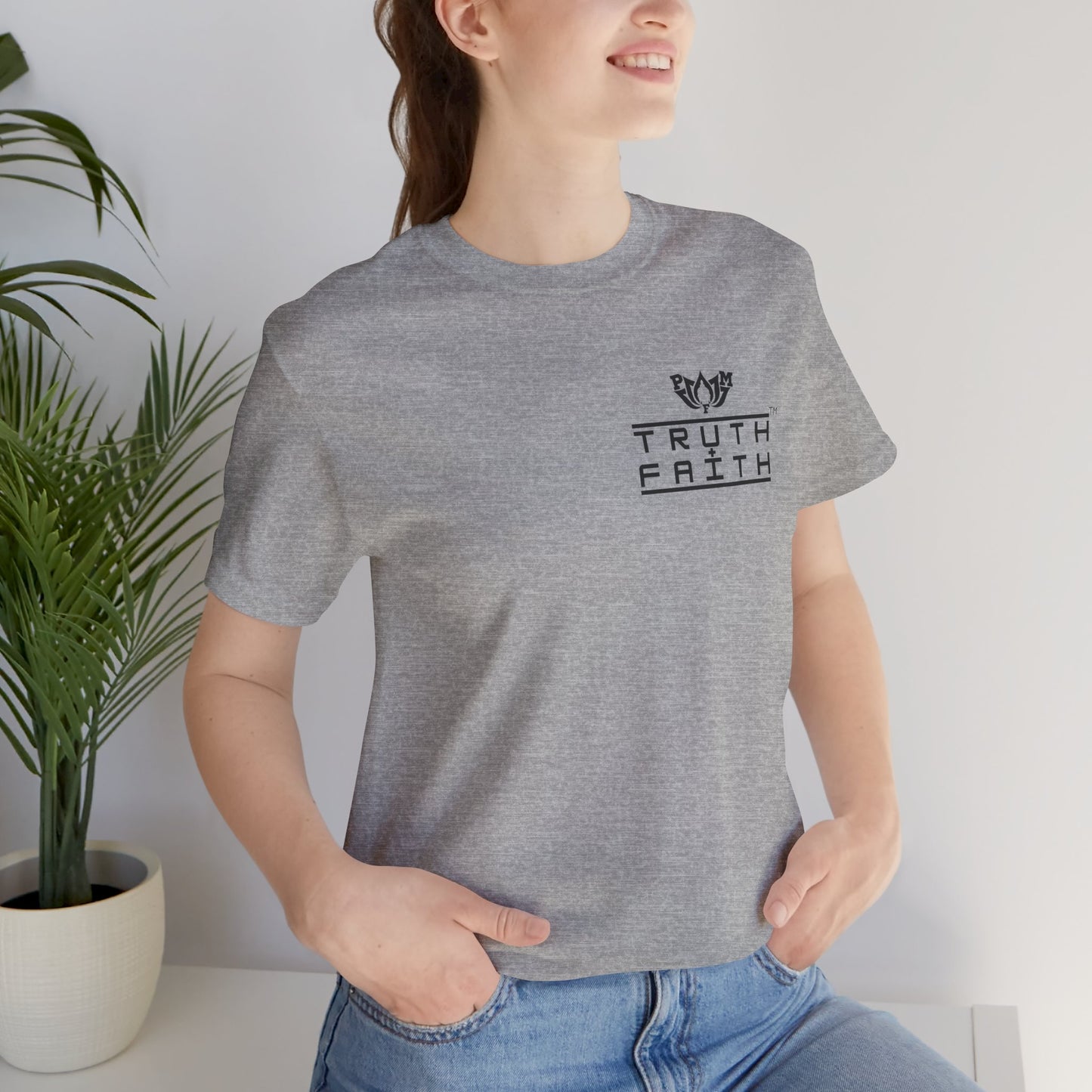 PMF Truth + Faith Graphic Tee — Minimalist PMF Logo T-Shirt
