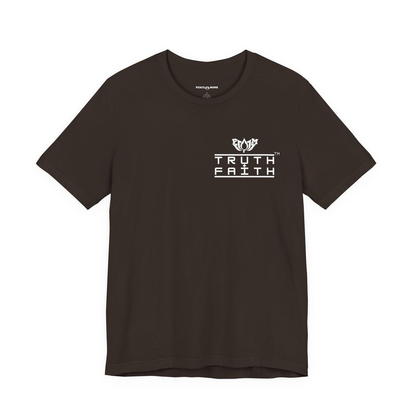 PMF Truth + Faith Graphic Tee — Minimalist PMF Logo T-Shirt- Dark Colors