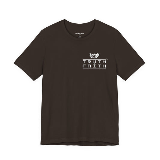 PMF Truth + Faith Graphic Tee — Minimalist PMF Logo T-Shirt- Dark Colors