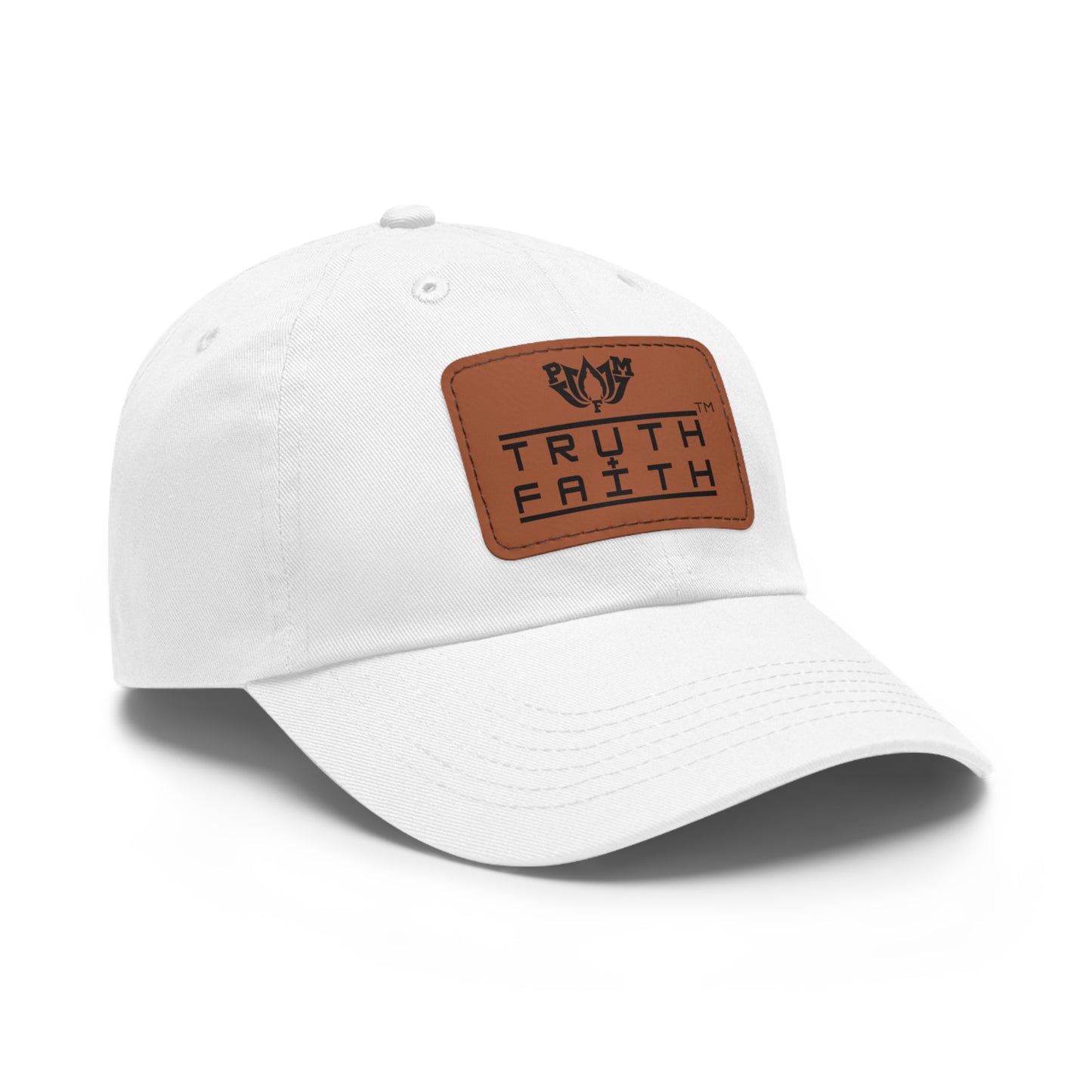 PMF Truth & Faith Leather Patch Dad Hat