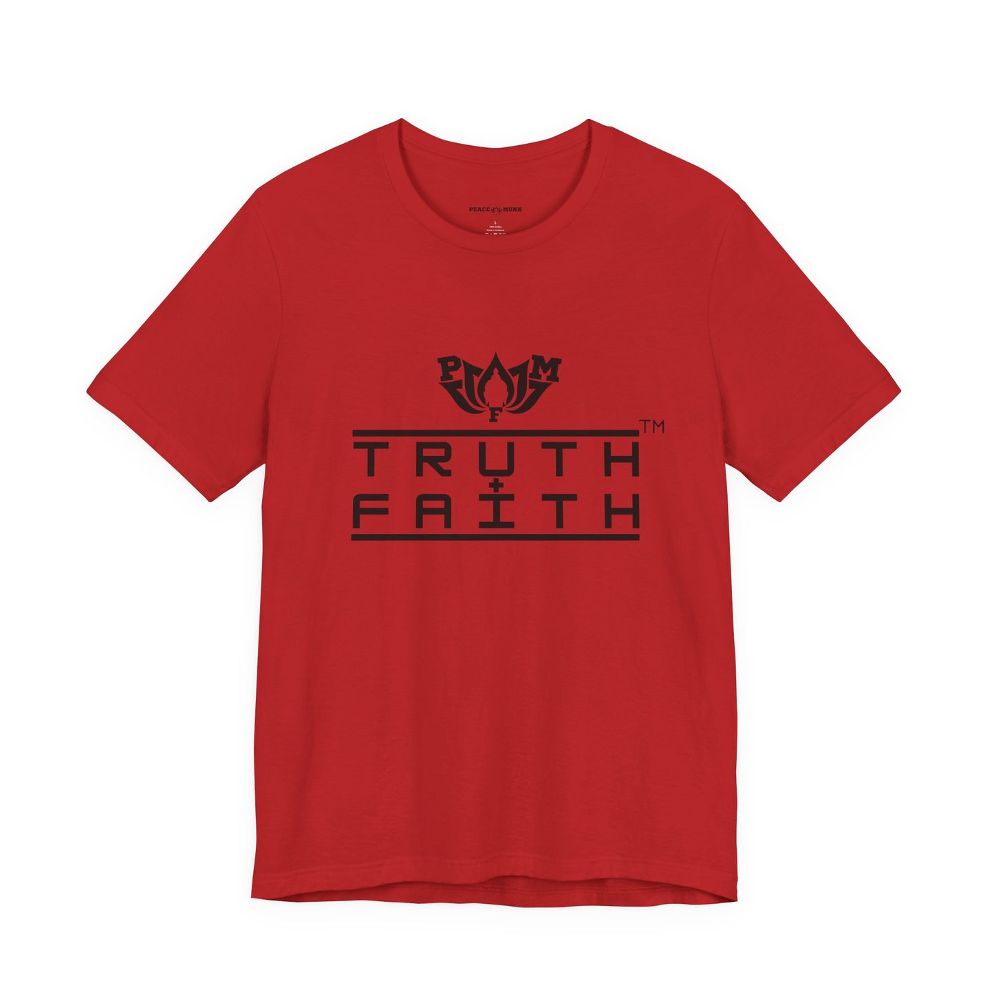 PMF Truth + Faith Graphic Tee — Minimalist Spiritual Logo T-Shirt