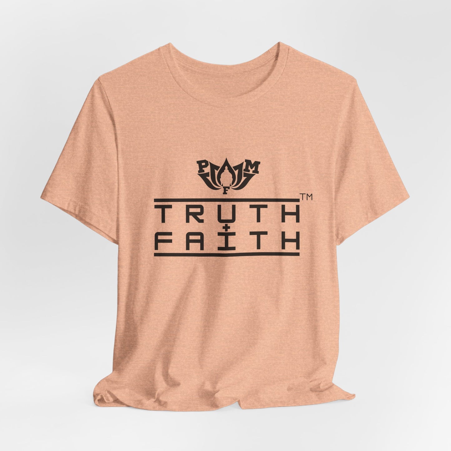 PMF Truth + Faith Graphic Tee — Minimalist Spiritual Logo T-Shirt