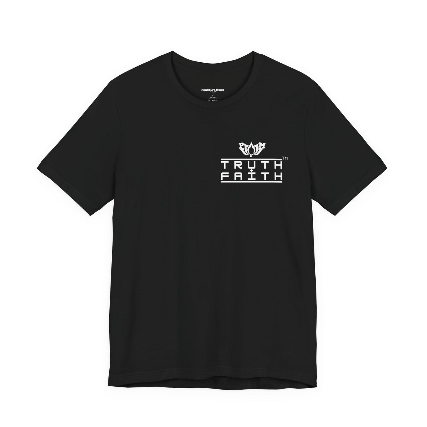 PMF Truth + Faith Graphic Tee — Minimalist PMF Logo T-Shirt- Dark Colors