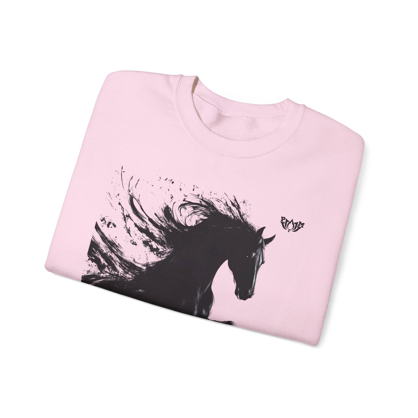Ink Splash Horse Crewneck Sweatshirt - PMF Truth Faith
