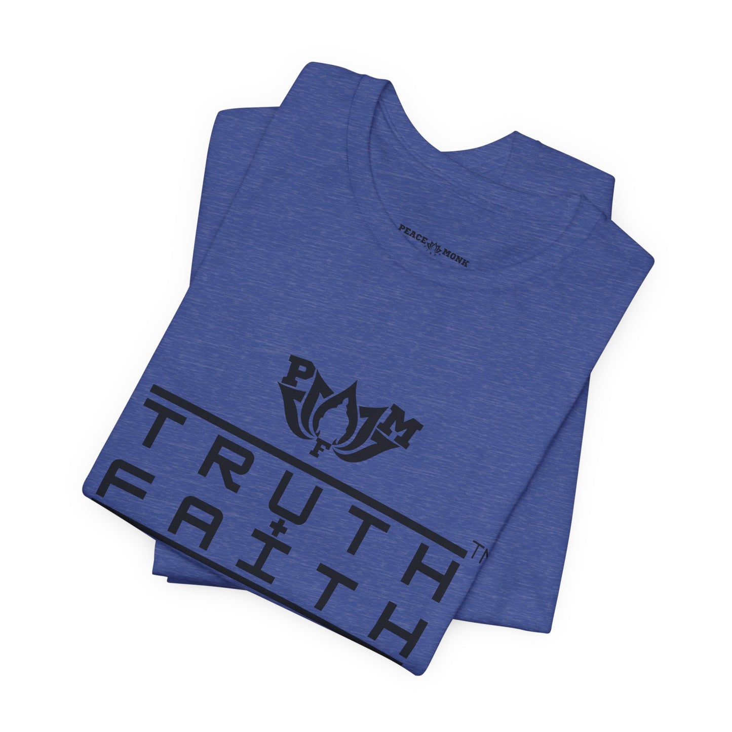 PMF Truth + Faith Graphic Tee — Minimalist Spiritual Logo T-Shirt