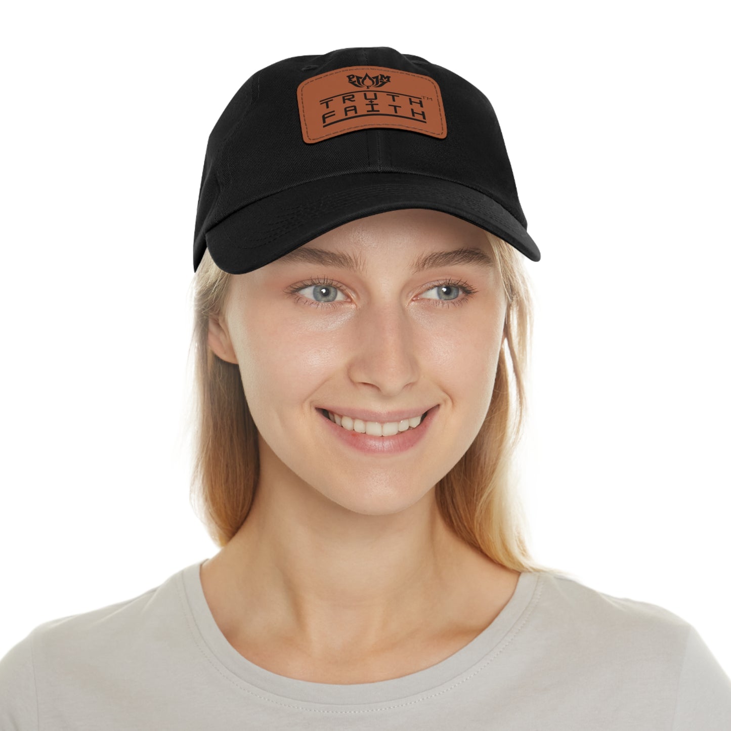PMF Truth & Faith Leather Patch Dad Hat