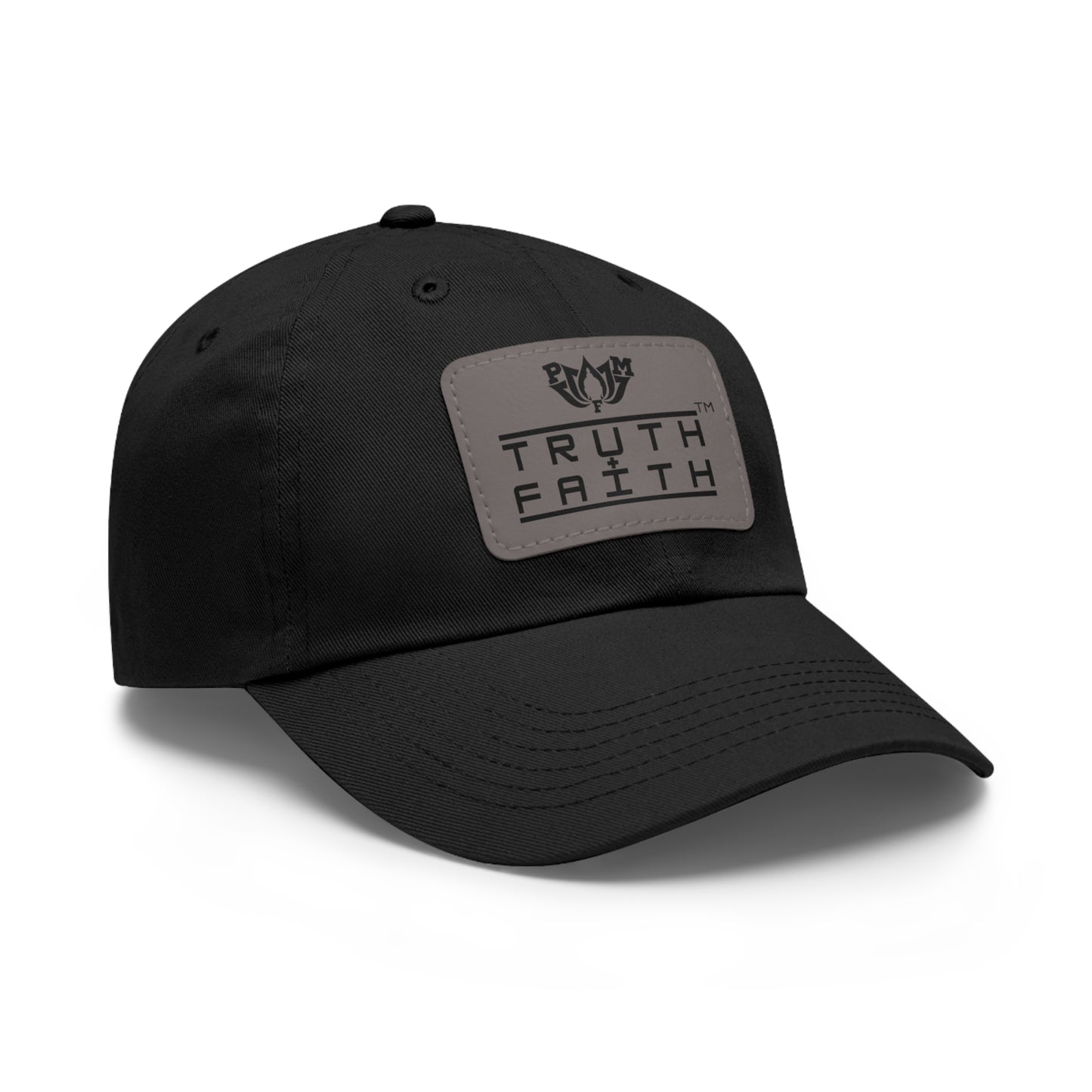 PMF Truth & Faith Leather Patch Dad Hat