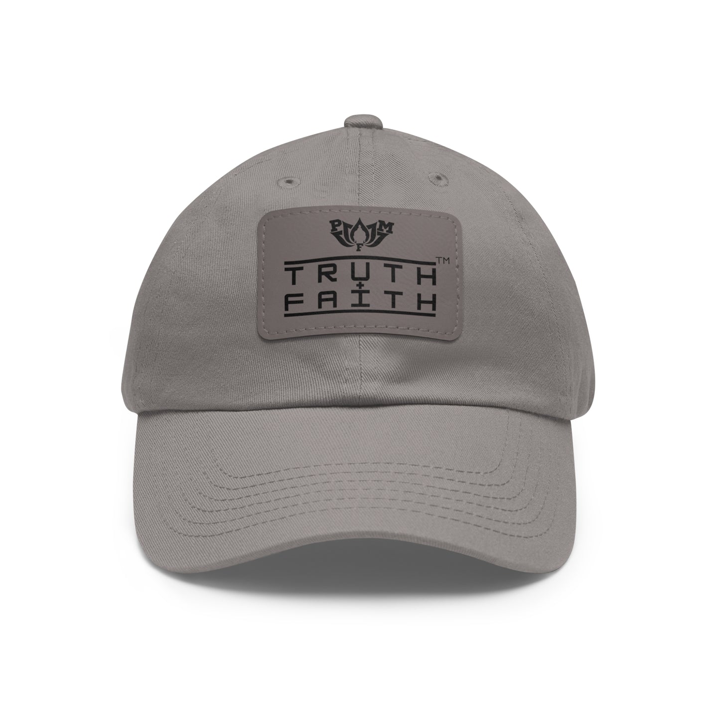 PMF Truth & Faith Leather Patch Dad Hat