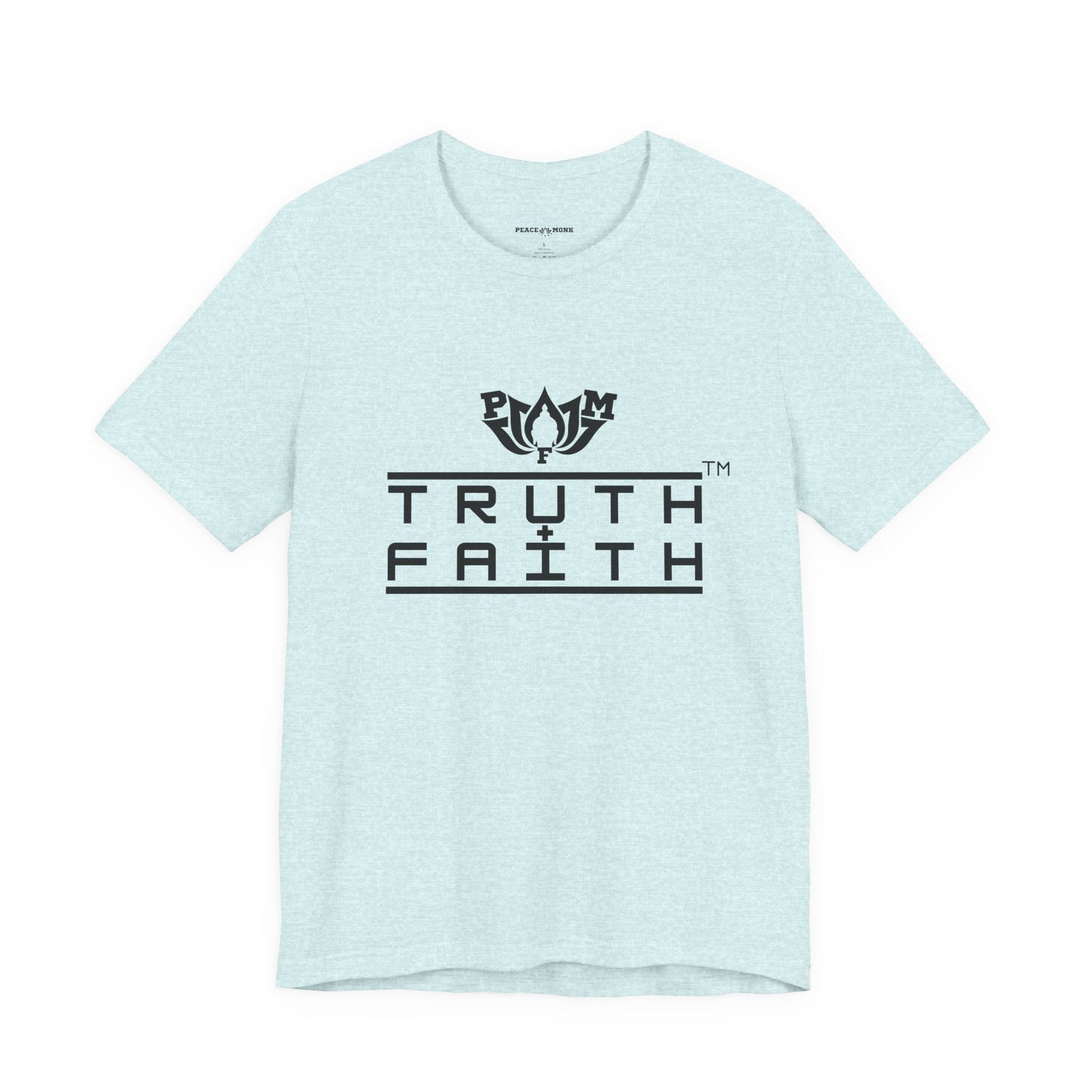 PMF Truth + Faith Graphic Tee — Minimalist Spiritual Logo T-Shirt