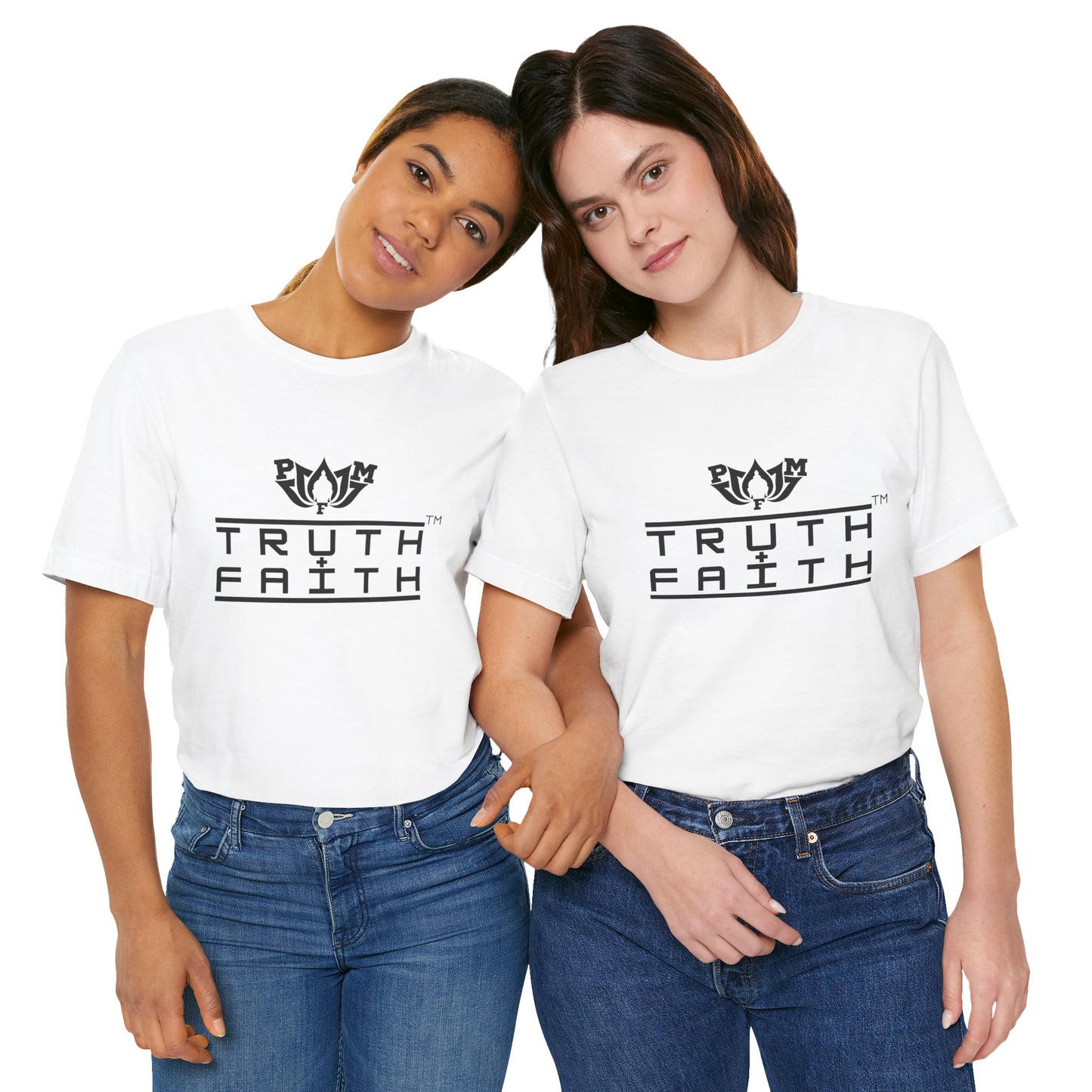 PMF Truth + Faith Graphic Tee — Minimalist Spiritual Logo T-Shirt