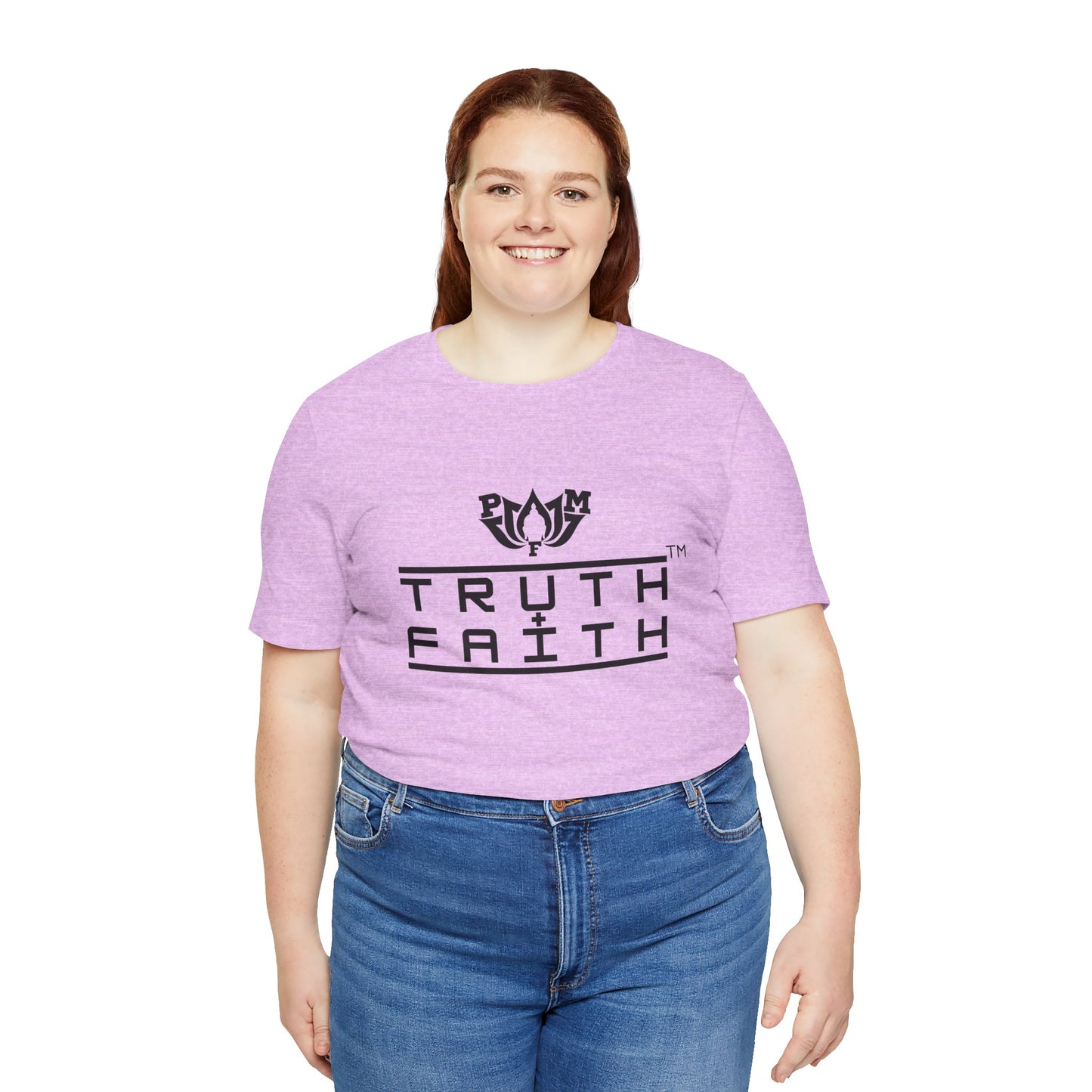 PMF Truth + Faith Graphic Tee — Minimalist Spiritual Logo T-Shirt