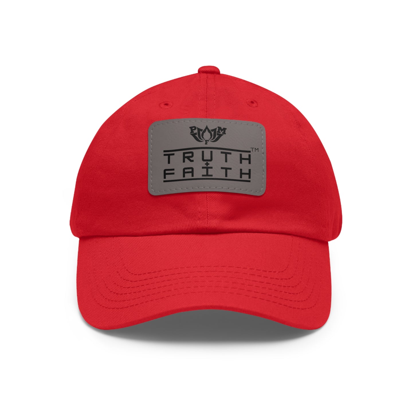 PMF Truth & Faith Leather Patch Dad Hat