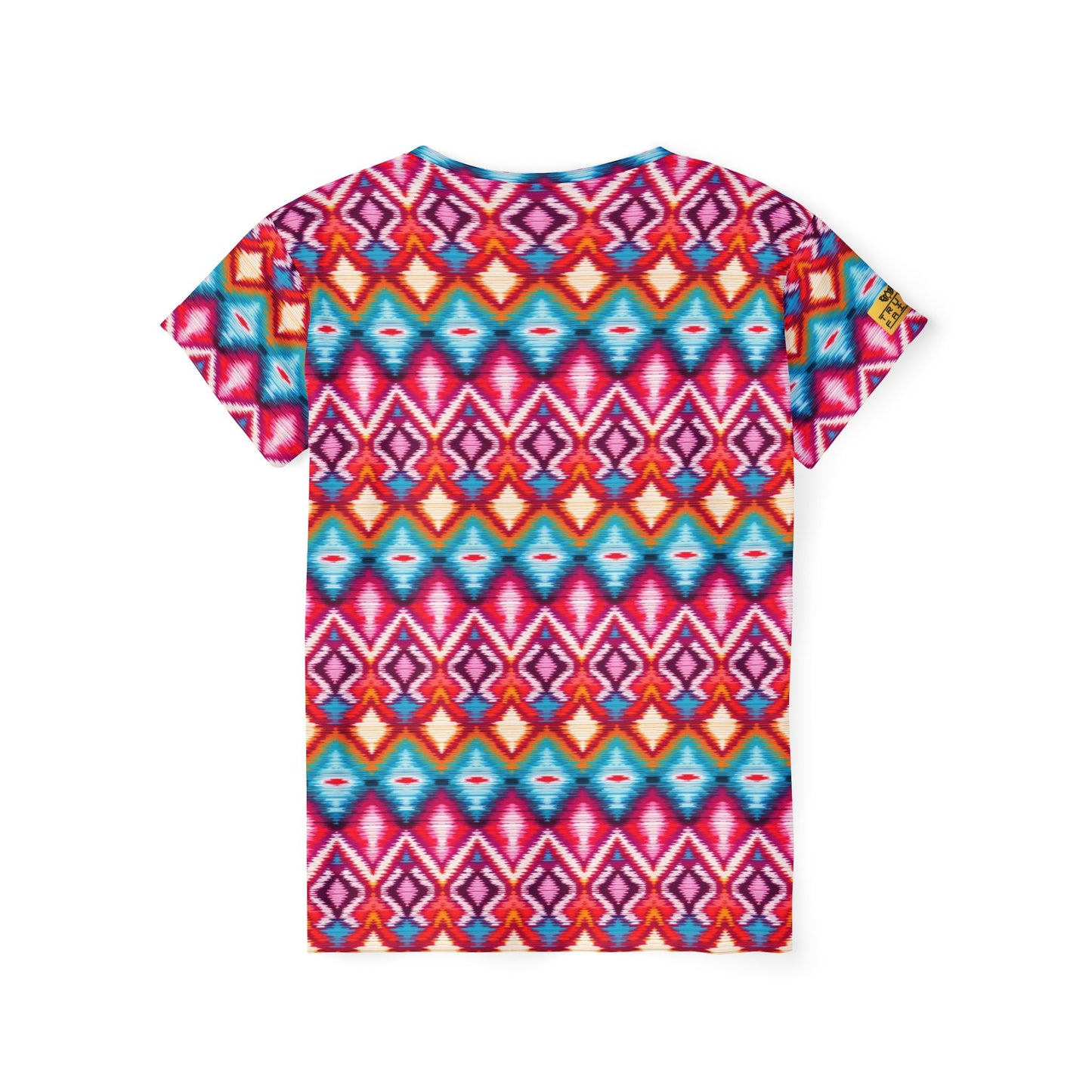 Women's Sports Jersey — Colorful Aztec Geometric All-Over Print | With PMF Truth + Faith logo on Right Sleeve