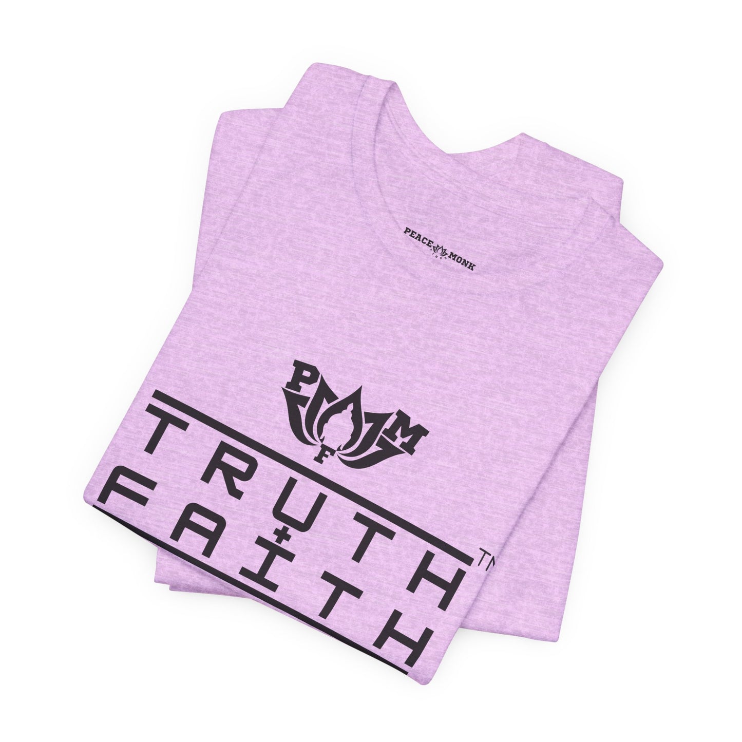 PMF Truth + Faith Graphic Tee — Minimalist Spiritual Logo T-Shirt
