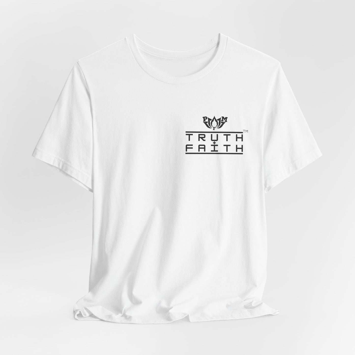 PMF Truth + Faith Graphic Tee — Minimalist PMF Logo T-Shirt